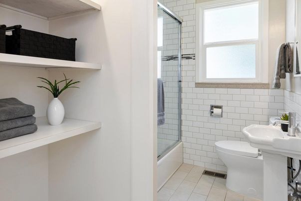 Bathroom, Glass Shower, Interior
