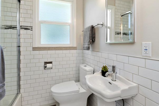 Bathroom, Glass Shower, Interior