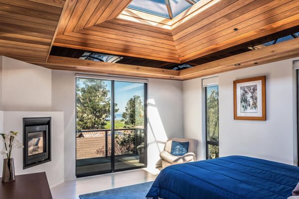 Bedroom, Interior, Wooden Ceilings