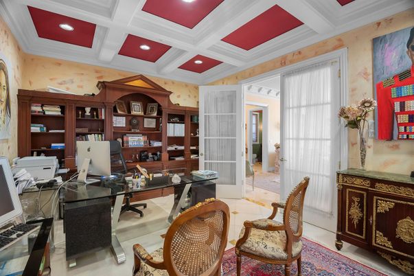 Home Office, Interior, Recessed Lighting