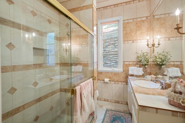 Bathroom, Glass Shower, Interior