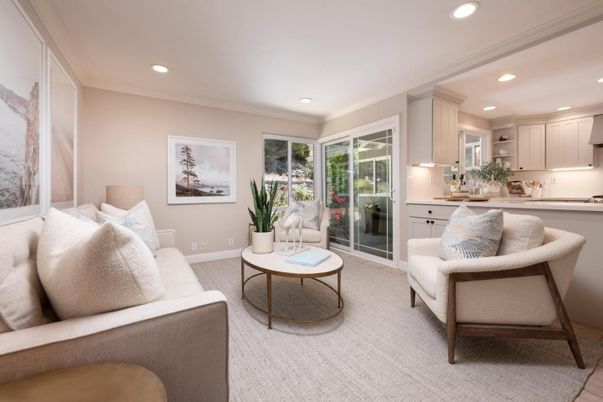 Interior, Kitchen, Living room, Recessed Lighting