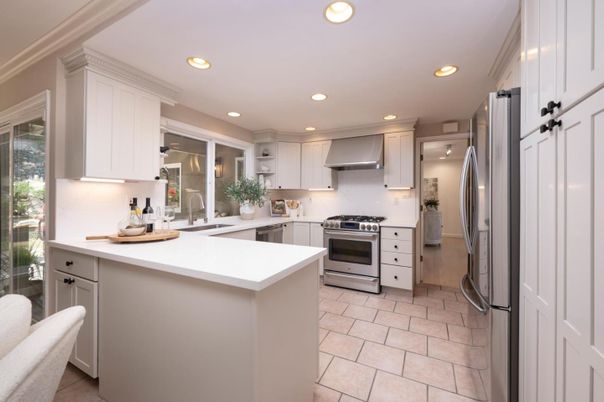 Interior, Kitchen, Recessed Lighting, Stainless Steel Appliances