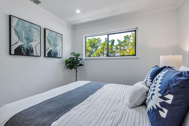 Bedroom, Interior, Recessed Lighting