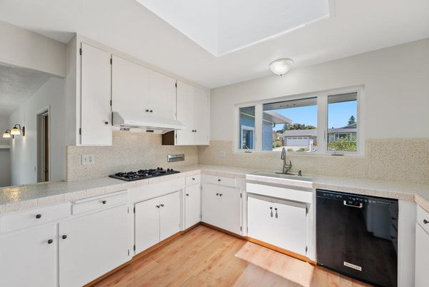 Interior, Kitchen, Wood Texture Flooring