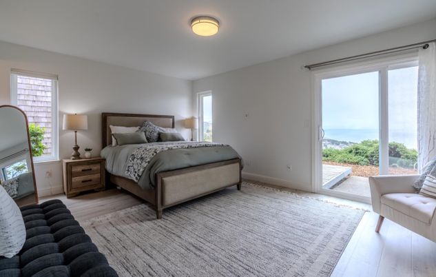 Bedroom, Interior, Water, Wood Texture Flooring