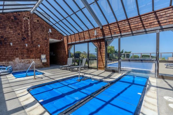 Glass Ceilings, Interior, Pool, Stone Walls, Sun Room, Water