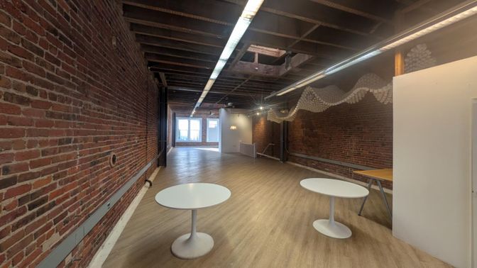 Interior, Stone Walls, Wood Texture Flooring