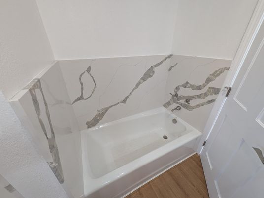 Bathroom, Interior, Wood Texture Flooring