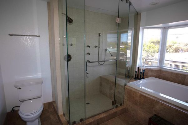 Bathroom, Glass Shower, Interior