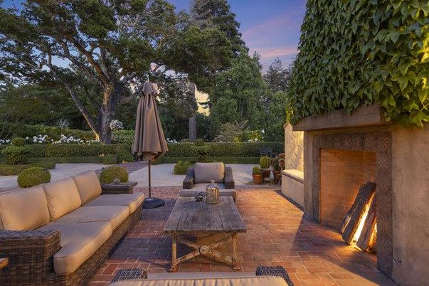 Backyard, Exterior, Fireplace