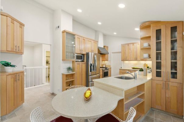 Interior, Kitchen, Recessed Lighting, Stainless Steel Appliances