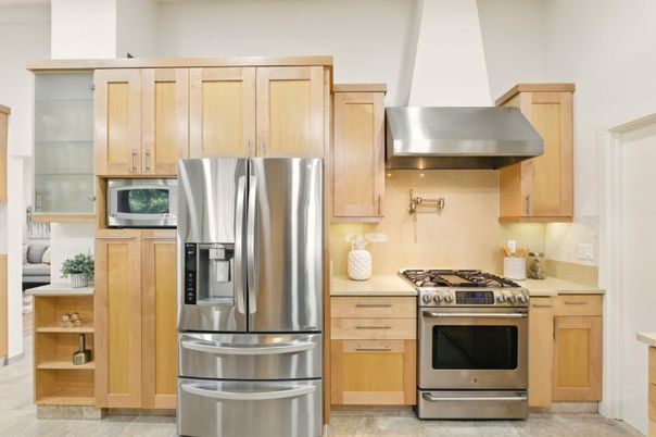 Interior, Kitchen, Stainless Steel Appliances