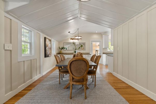 Dining room, Interior, Wood Texture Flooring