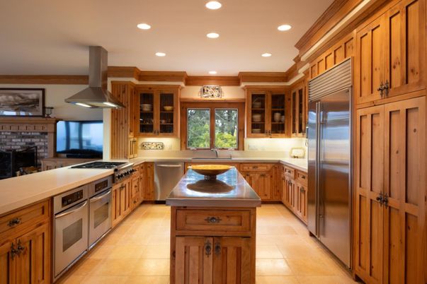 Interior, Kitchen, Recessed Lighting, Stainless Steel Appliances