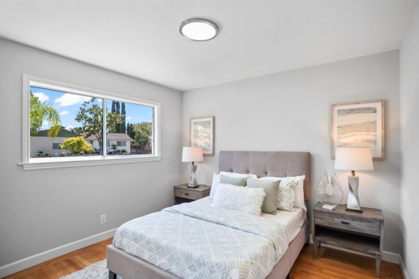 Bedroom, Interior, Wood Texture Flooring