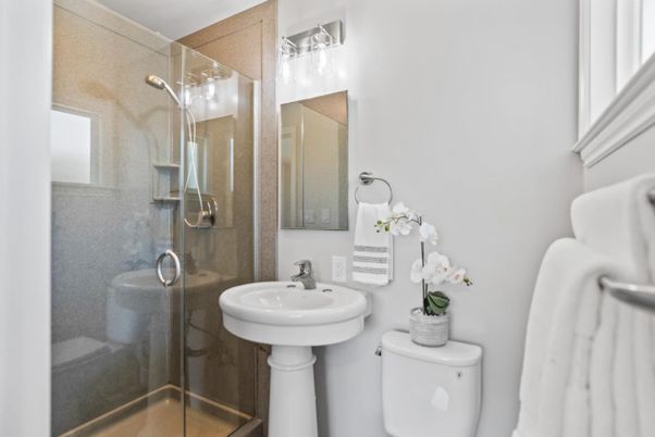 Bathroom, Glass Shower, Interior