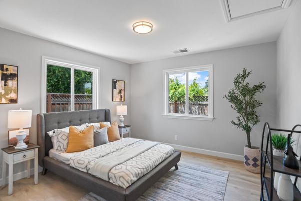 Bedroom, Interior, Wood Texture Flooring