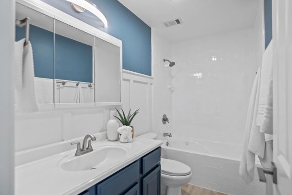 Bathroom, Interior, Wood Texture Flooring