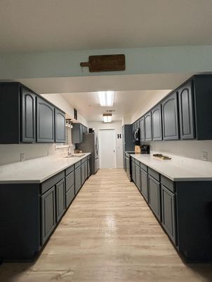 Interior, Kitchen, Wood Texture Flooring