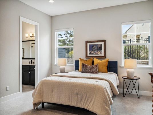 Bedroom, Interior, Recessed Lighting