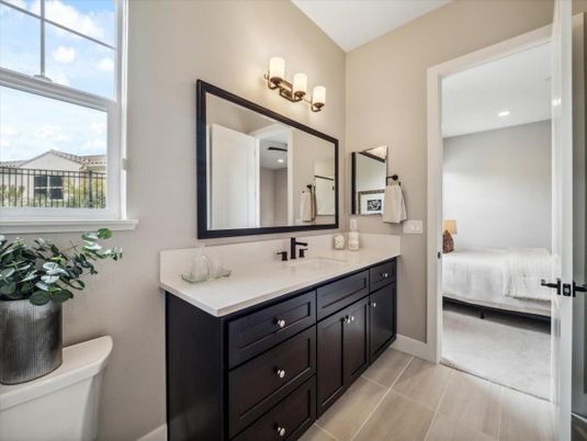 Bathroom, Bedroom, Dual Sink Vanities, Interior, Recessed Lighting