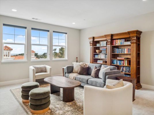 Interior, Living room, Recessed Lighting
