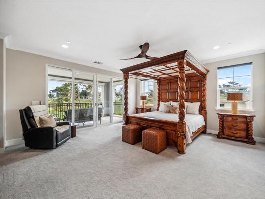 Bedroom, Interior, Recessed Lighting