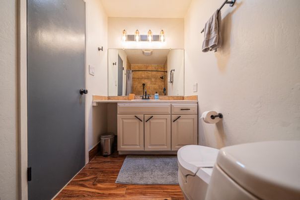 Bathroom, Interior, Wood Texture Flooring