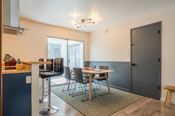 Dining room, Interior, Wood Texture Flooring
