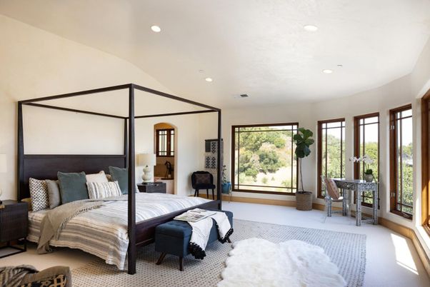 Bedroom, Interior, Recessed Lighting
