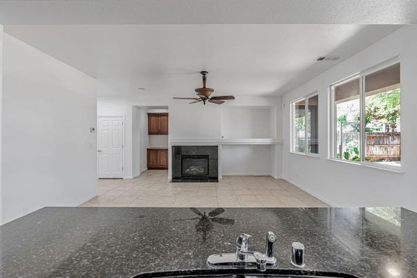 Empty room, Fireplace, Interior