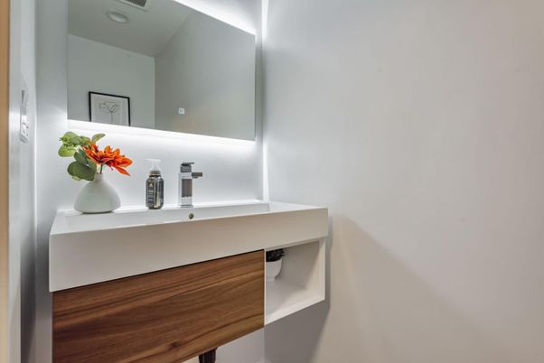 Bathroom, Interior, Recessed Lighting