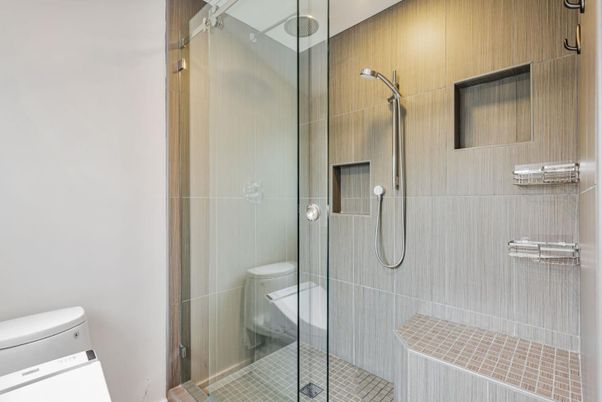 Bathroom, Glass Shower, Interior
