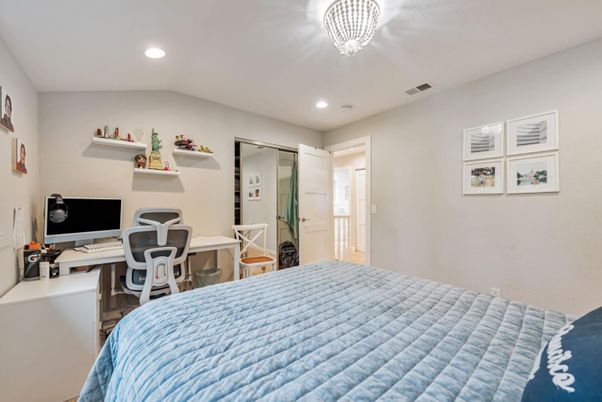 Bedroom, Home Office, Interior, Recessed Lighting