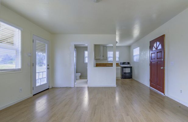 Empty room, Interior, Kitchen, Wood Texture Flooring