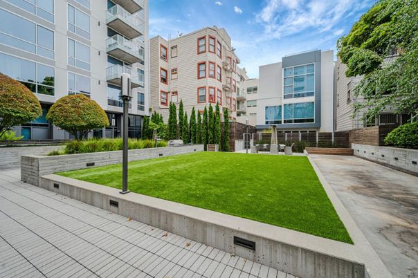 Backyard, Exterior, Facade, Condo Building