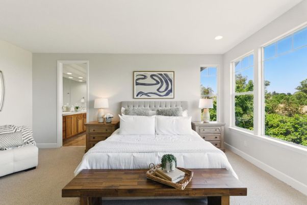 Bedroom, Interior, Recessed Lighting