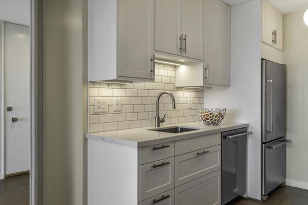 Interior, Kitchen, Wood Texture Flooring