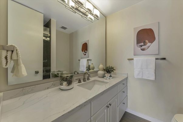 Bathroom, Interior, Wood Texture Flooring