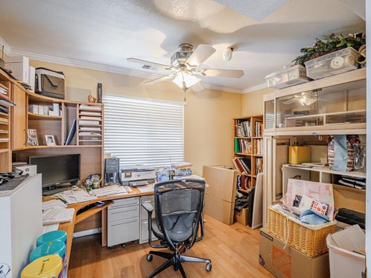Home Office, Interior, Wood Texture Flooring