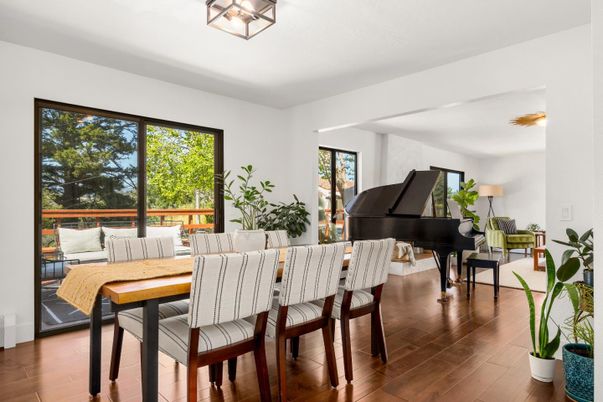 Dining room, Interior, Piano, Wood Texture Flooring