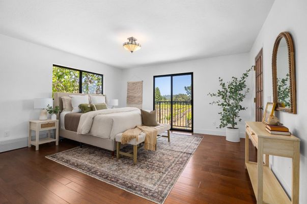 Bedroom, Interior, Wood Texture Flooring