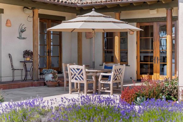 Backyard, Exterior, Facade, Spanish Mediterranean