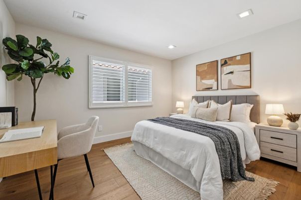 Bedroom, Interior, Wood Texture Flooring
