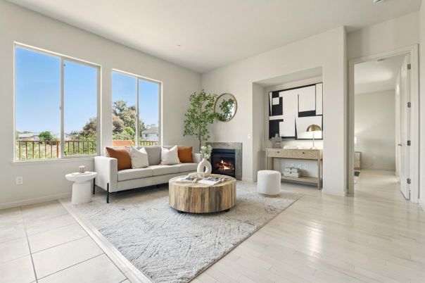 Fireplace, Interior, Living room, Wood Texture Flooring