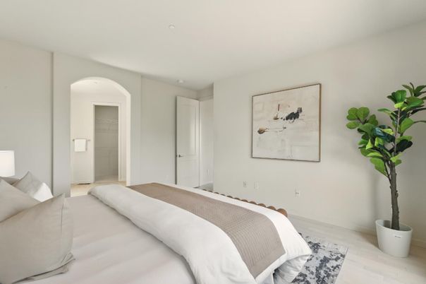 Bedroom, Interior, Wood Texture Flooring