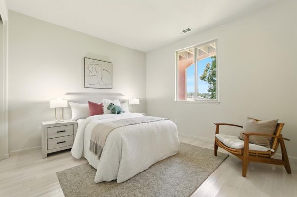 Bedroom, Interior, Wood Texture Flooring