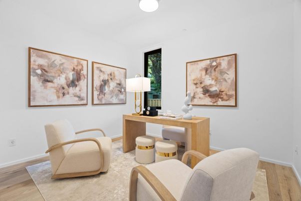 Home Office, Interior, Wood Texture Flooring