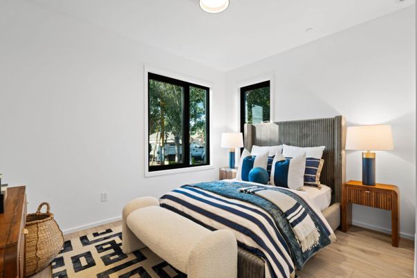 Bedroom, Interior, Wood Texture Flooring